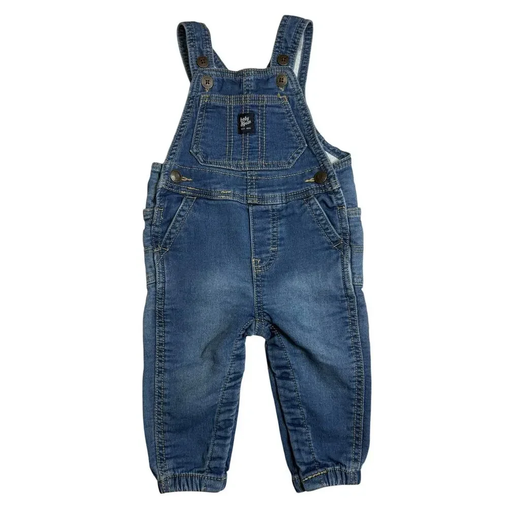Baby B'gosh Overalls Baby Unisex Denim Blue 9 Months